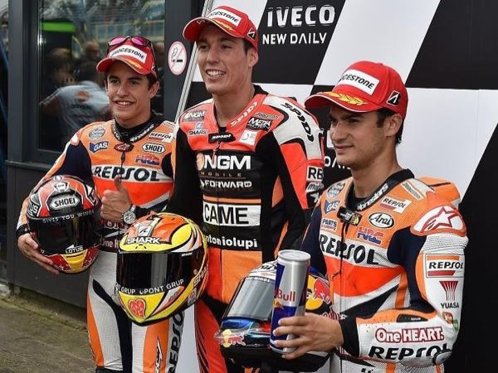 Marc Marquez, Aleix Espargaro, Daniel Pedrosa