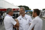 Ernst Moser (Phoenix-Audi), BMW-Sportchef Jens Marquardt und Timo Scheider (Phoenix-Audi) 
