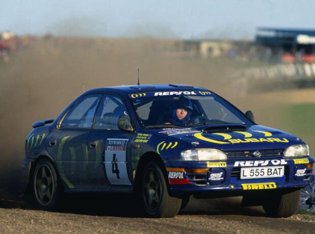 Colin McRae 1995 im Subaru Impreza