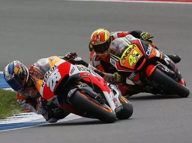 Daniel Pedrosa, Aleix Espargaro Titel-Bild zur News: Daniel Pedrosa, Aleix Espargaro
