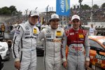Paul di Resta (HWA-Mercedes), Robert Wickens (HWA-Mercedes 2) und Jamie Green (Rosberg-Audi) 