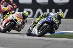 Valentino Rossi vor Andrea Iannone 