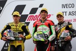 Anthony West Maverick Vinales und Mika Kallio 