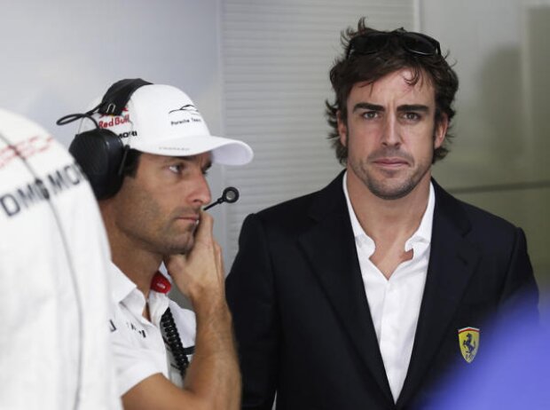 Fernando Alonso, Mark Webber