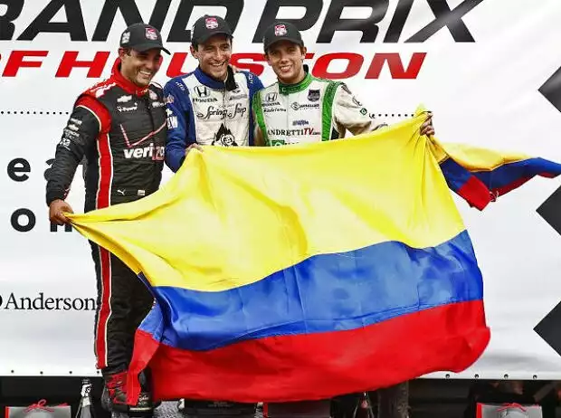 Carlos Huertas, Juan Pablo Montoya, Carlos Munoz Titel-Bild zur News: Carlos Huertas, Juan Pablo Montoya, Carlos Munoz