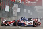 Takuma Sato (Foyt) mit Unfall