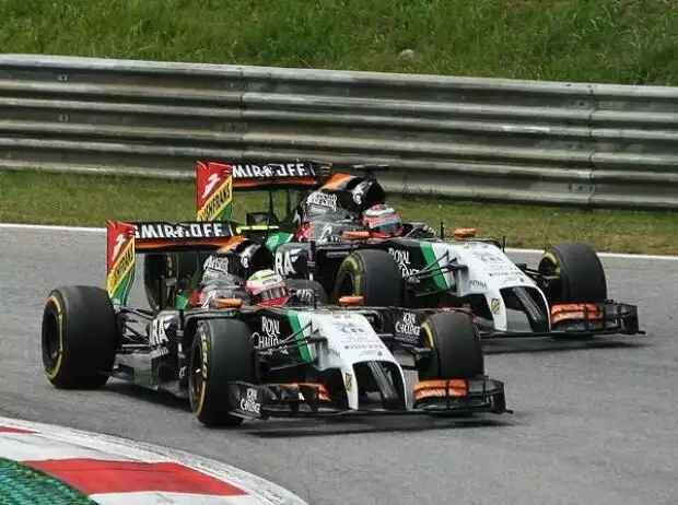 Titel-Bild zur News: Sergio Perez, Nico Hülkenberg