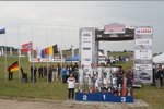 Das Podium in Polen