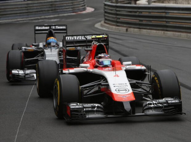 Max Chilton, Adrian Sutil Max Chilton, Adrian Sutil