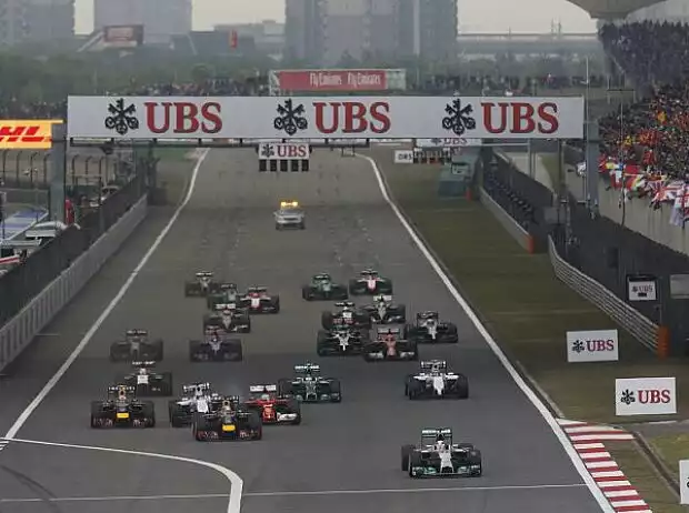 Start beim Grand Prix von China 2014 Titel-Bild zur News: Start beim Grand Prix von China 2014
