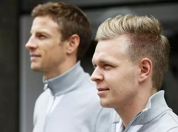 Titel-Bild zur News: Kevin Magnussen, Jenson Button