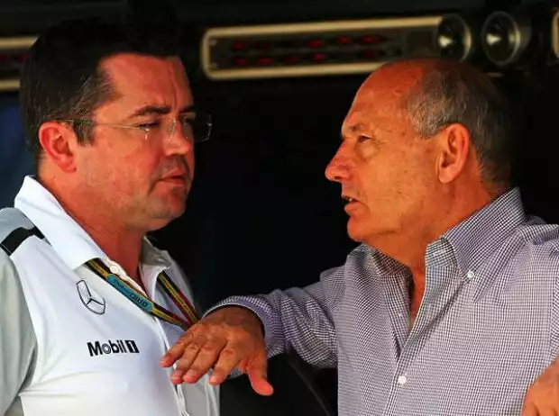 Titel-Bild zur News: Eric Boullier, Ron Dennis