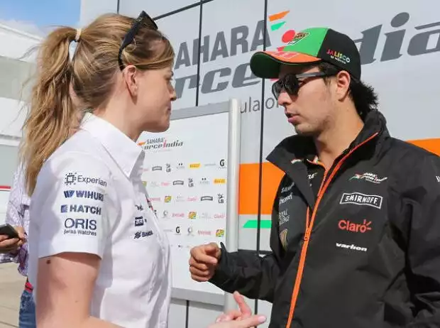 Susie Wolff, Sergio Perez Titel-Bild zur News: Susie Wolff, Sergio Perez