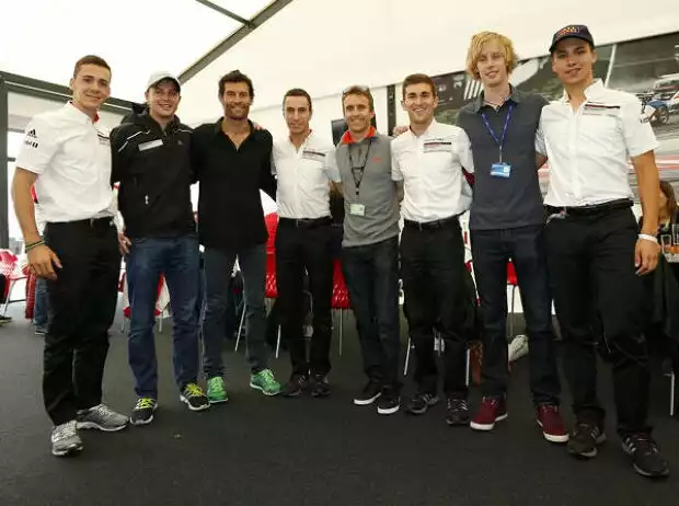 Mark Webber beim Porsche-Supercup Titel-Bild zur News: Mark Webber beim Porsche-Supercup