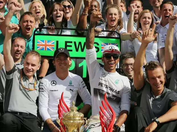 Titel-Bild zur News: Lewis Hamilton, Nico Rosberg
