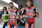 Davide Giugliano und Chaz Davies (Ducati)