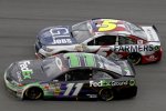 Denny Hamlin (Gibbs) und Kasey Kahne (Hendrick)