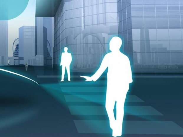Gesten-Kommunikation zwischen Fußgänger und Automobil Gesten-Kommunikation zwischen Fußgänger und Automobil