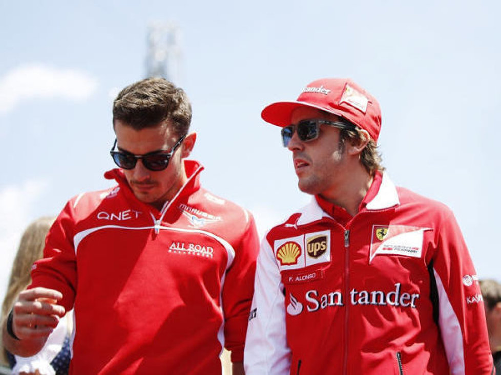 Jules Bianchi, Fernando Alonso