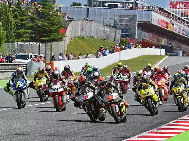 Titel-Bild zur News: Moto2 Start Barcelona