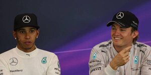 Hamilton stichelt: Nico ist doch kein Deutscher!