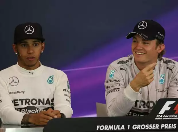 Titel-Bild zur News: Lewis Hamilton, Nico Rosberg