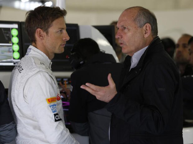 Titel-Bild zur News: Jenson Button, Ron Dennis