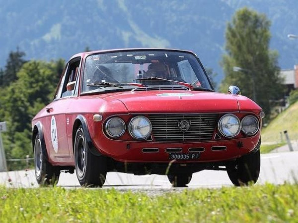 Silvretta-Classic 2014: Der Lancia Fulvia HF 1.6 gewann die Oldtimer-Rallye