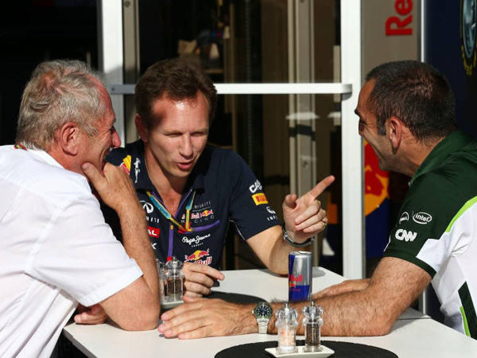 Helmut Marko, Christian Horner, Cyril Abiteboul