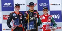 Jordan King, Esteban Ocon, Max Verstappen