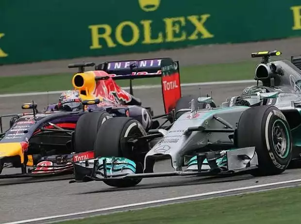 Nico Rosberg, Sebastian Vettel Titel-Bild zur News: Nico Rosberg, Sebastian Vettel