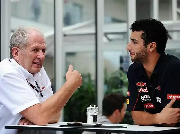Titel-Bild zur News: Helmut Marko, Daniel Ricciardo