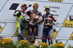 Brad Binder, Jack Miller und Alexis Masbou 