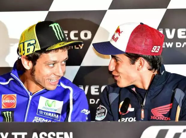 Valentino Rossi, Marc Marquez Titel-Bild zur News: Valentino Rossi, Marc Marquez