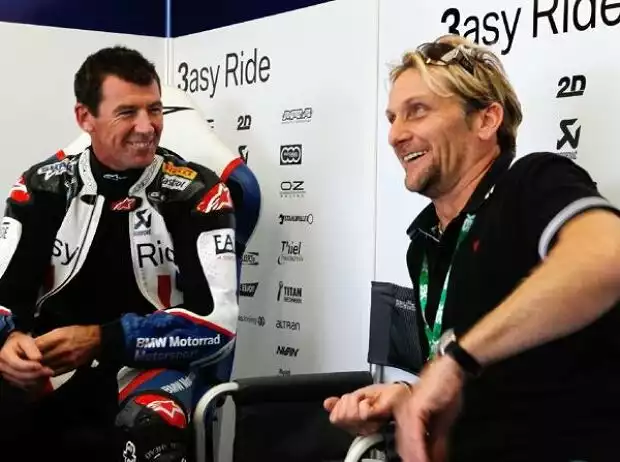 Troy Corser, Carl Fogarty Titel-Bild zur News: Troy Corser, Carl Fogarty