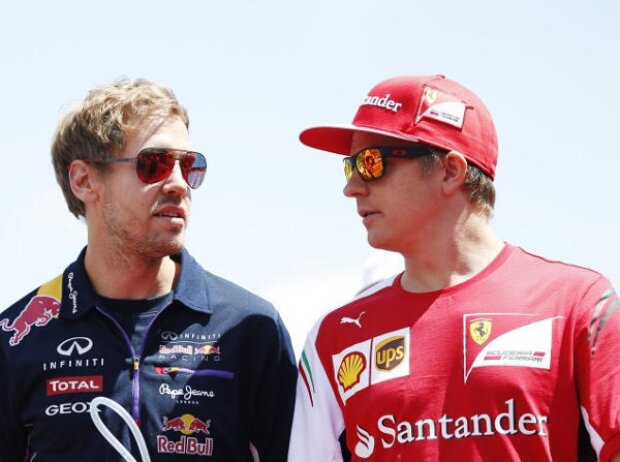 Sebastian Vettel, Kimi Räikkönen Sebastian Vettel, Kimi Räikkönen