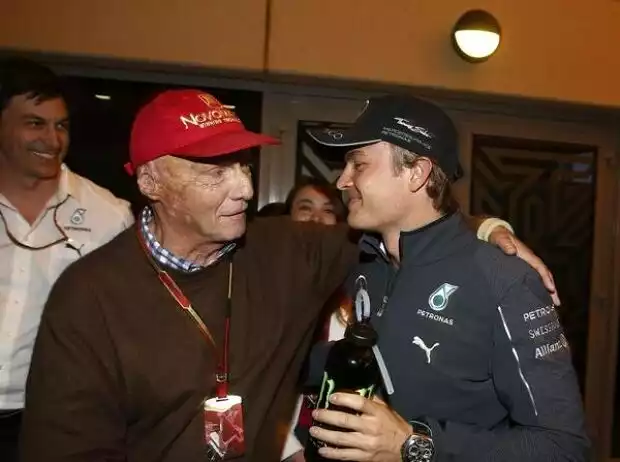 Toto Wolff, Niki Lauda, Nico Rosberg Titel-Bild zur News: Toto Wolff, Niki Lauda, Nico Rosberg