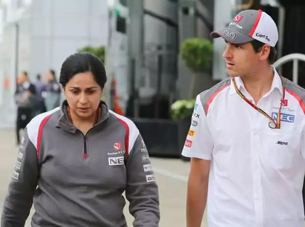 Titel-Bild zur News: Adrian Sutil, Monisha Kaltenborn