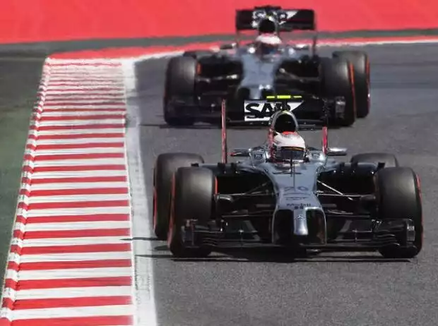 Kevin Magnussen, Jenson Button Titel-Bild zur News: Kevin Magnussen, Jenson Button