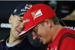 Sebastian Vettel (Red Bull) und Kimi Räikkönen (Ferrari) 