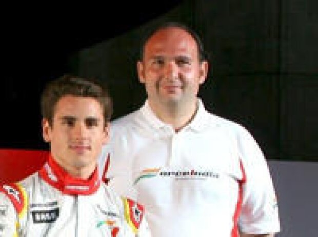 Adrian Sutil, Colin Kolles bei Force India 2008