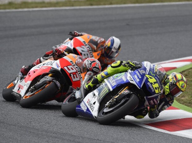 Valentino Rossi, Marc Marquez, Daniel Pedrosa Valentino Rossi, Marc Marquez, Daniel Pedrosa