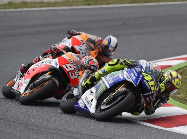 Valentino Rossi, Marc Marquez, Daniel Pedrosa