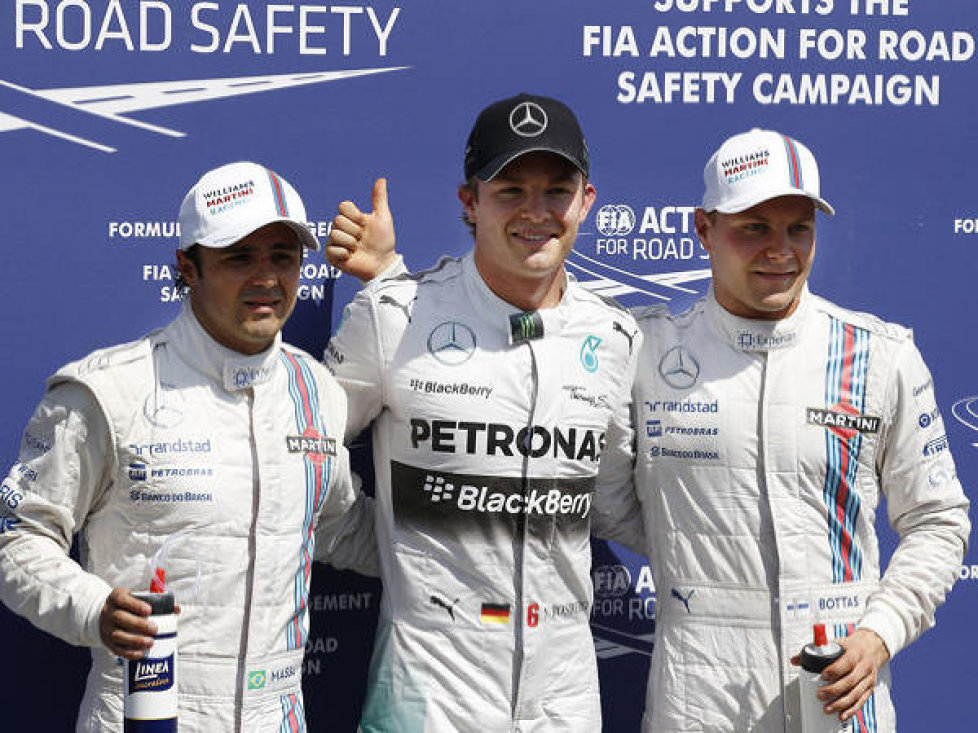 Nico Rosberg, Valtteri Bottas, Felipe Massa