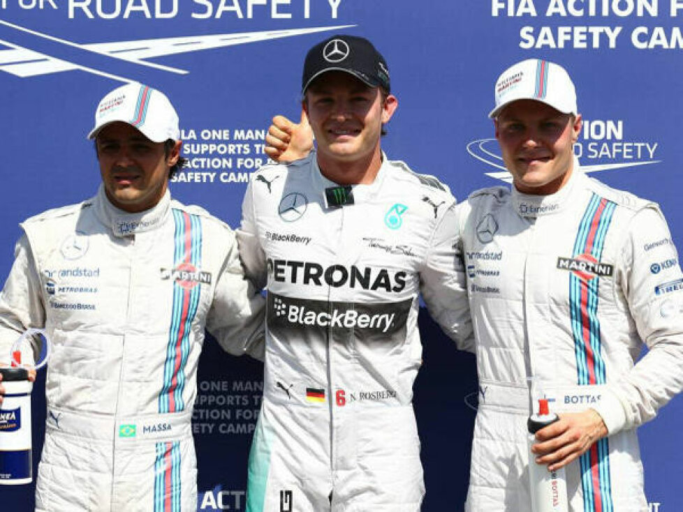 Nico Rosberg, Valtteri Bottas, Felipe Massa