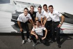 Sven Müller, Earl Bamber, Alex Riberas, Klaus Bachler, Connor de Phillippi und Neel Jani (Porsche) 