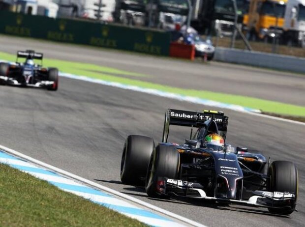Esteban Gutierrez, Adrian Sutil Esteban Gutierrez, Adrian Sutil