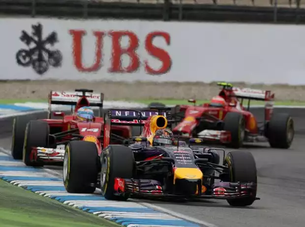 Sebastian Vettel, Fernando Alonso, Kimi Räikkönen Titel-Bild zur News: Sebastian Vettel, Fernando Alonso, Kimi Räikkönen