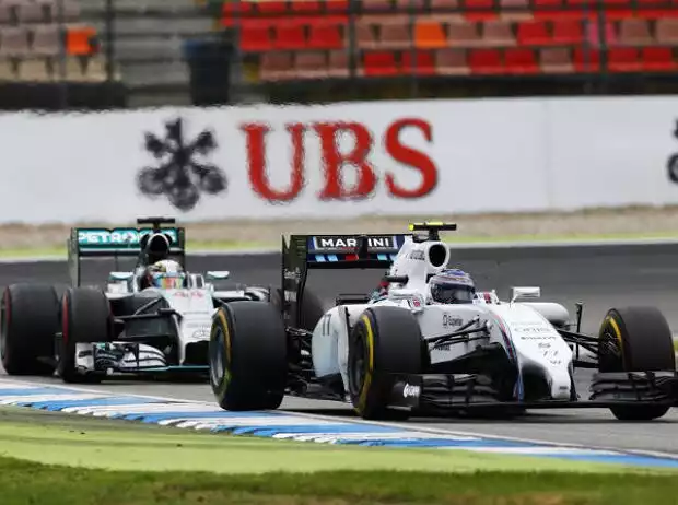 Valtteri Bottas, Lewis Hamilton Titel-Bild zur News: Valtteri Bottas, Lewis Hamilton