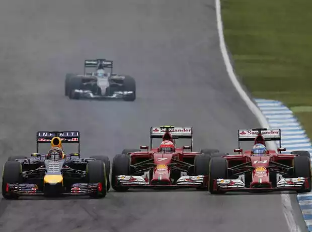 Sebastian Vettel, Kimi Räikkönen, Fernando Alonso Titel-Bild zur News: Sebastian Vettel, Kimi Räikkönen, Fernando Alonso